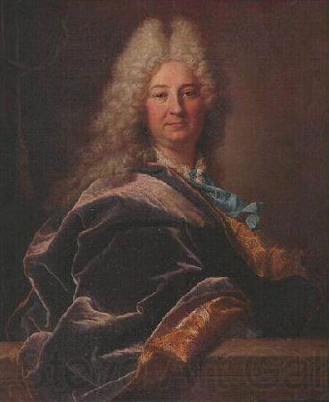 Hyacinthe Rigaud Portrait of Antoine Bernard Bouhier Norge oil painting art